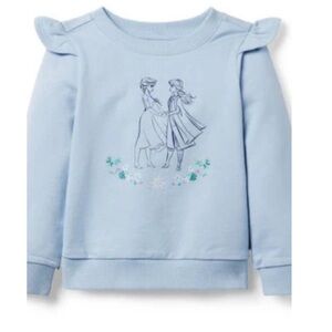 Janie and Jack x Disney Frozen' Ruffle Sweatshirt size 6
